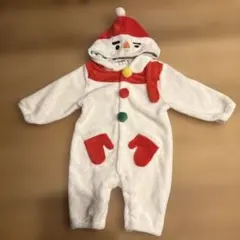 GROISSANCE BEE 雪だるまロンパース 80