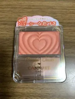 【新色】キャンメイク パウダーチークスP06ジューシーコーラル
