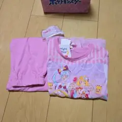 キャラクター付きピンクパジャマ 100cm
