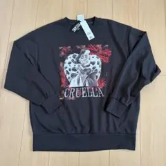ディズニー ヴィランズ 101匹わんちゃん クルエラ トレーナー 3L