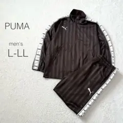 【プーマ】ジャージ セットアップ ストライプ 日本製 スポーツ 大きいサイズ