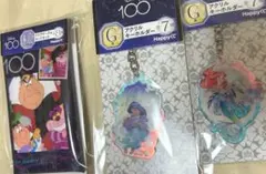 Happyくじ「Disney100」　アリエル　ジャスミン　不思議の国のアリス