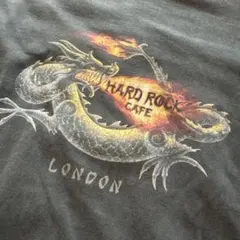 ハードロックカフェ　ロンドン　ドラゴンTシャツ