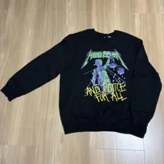 H&M METALICA 裏起毛 トレーナー スウェット