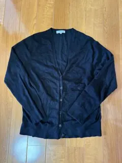 【CLOSSH】 黒 ボタン付きカーディガン LL