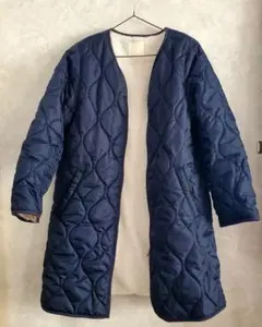 ダウンロングジャケット ボア