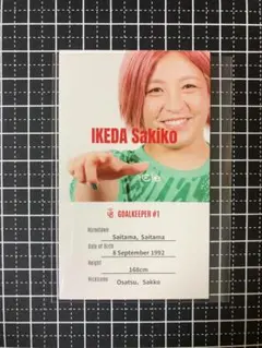【非売品】浦和レッズレディース 名刺カード　池田咲紀子①のサムネイル