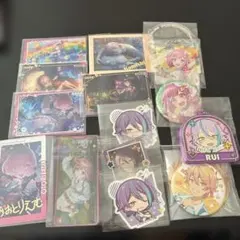 プロセカ　えむ　司　カード　缶バッジ　ラバスト　15点