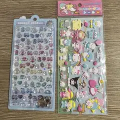 【新品・未開封】ボンボンドロップシール・サンリオキャラクターずかんシール　セット
