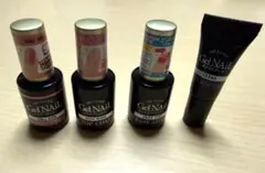 【ほぼ未使用】GelNail ジェルネイル4本セット　セリア