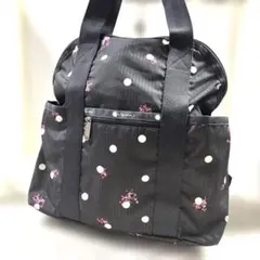 レスポートサック テディベアエンブロイダリー 2way リュック 刺繍