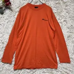 ニューバランス 長袖 Tシャツ ロンT オレンジ メンズ M ワンポイントのサムネイル
