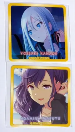 プロセカ 宵崎奏 朝比奈まふゆ ウェハース カード ステッカー