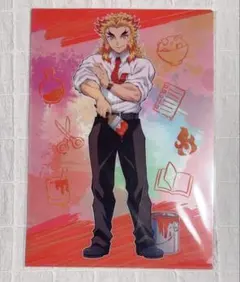 鬼滅の刃 煉獄杏寿郎 キメツ学園 クリアファイル