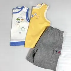 familiar タンクトップ2枚とパンツセット 80cmのサムネイル