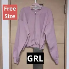 【2/4掲載終了‼️】ダブルジップニットカーディガン[ピンク][GRL]