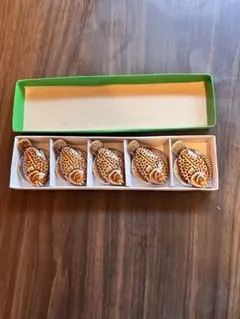 魚の形 陶器の箸置き 5個セット