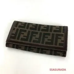 FENDI フェンディ ズッカ柄 二つ折り 長財布 メンズ ブランドのサムネイル