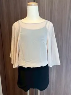 【snidel】黒とベージュのオールインワン