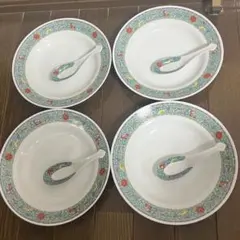 ノリタケ　N.T Family China ラーメン鉢　どんぶり鉢　れんげのサムネイル