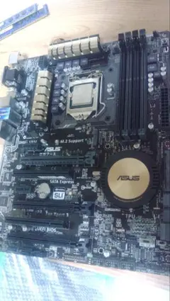 ASUSマザーボード z97-c cpu　メモリー付き ASUSマザーボード z97-c cpu メモリー付き【bios確認済】 - メルカリ