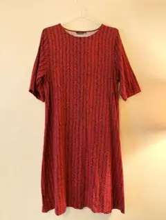 マリメッコ Kannon Alla ワンピース 赤 S コットン 北欧