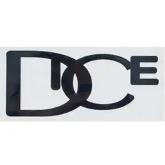 【DICE】カッティングステッカー BLACK Ｍ