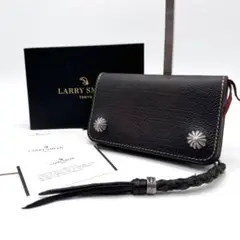 ラリースミス　コンチョ長財布　美品 larry smith ラリースミス 財布 ウォレット カスタムコンチョの