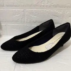 JELLY BEANS ブラック パンプス 24.0cm