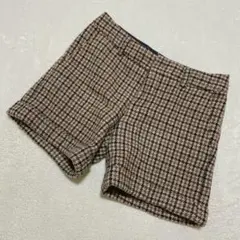イネド◇ショートパンツ 千鳥格子 ウール混 クラシカル トラッド レトロ 7