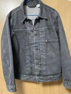 Levi's リーバイス TYPE-1 ブラックデニムジャケット 大戦 - メルカリ