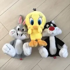 新品 6個セット ルーニーテューンズ クッション ぬいぐるみ バッグ