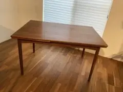 デンマーク　ヴィンテージ　ドローリーフテーブル　チーク　Lewis購入