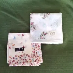 ブランドハンカチ　2枚セット