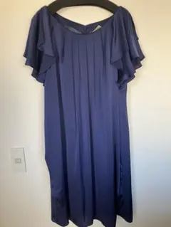 【日本製】マルイ店舗購入 フリル袖 ドレス ワンピース 結婚式