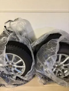 195/65/R15 ホイール付スタッドレスタイヤ4本セット 【たのメル便