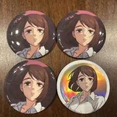 呪術廻戦 家入硝子 セガラッキーくじ 缶バッジ4個セット