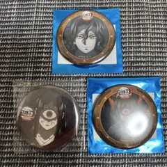【3点セット】 鬼滅の刃　第四期　カフェ　57mm 缶バッジ　鬼舞辻無惨　③