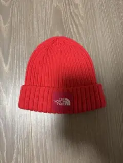 THE NORTH FACE キッズ用ニット帽 蛍光ピンク