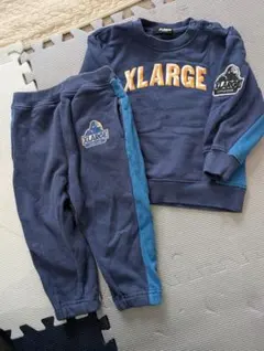 XLARGE エクストララージキッズ　スウェットセットアップ 90