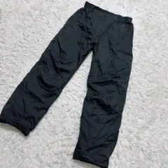 【c7235】訳アリ　イージーパンツ　ブラック　ナイロンパンツ