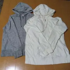 UNIQLO　スウェットフルジップパーカー　2枚セット