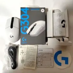 (ジャンク品)　Logicool　G304　ホワイト　ワイヤレスゲーミングマウスのサムネイル