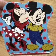 Mickey & Minnie スタンド式メモ　レトロ