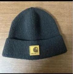 Carhartt ブラックニット帽 100289-301