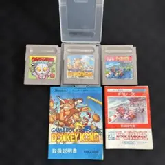 ゲームボーイ ソフト3本 一部 説明書付　人気