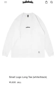 ballaholic 白　ロンT