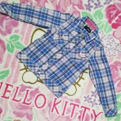 130cmFILAチェックシャツ
