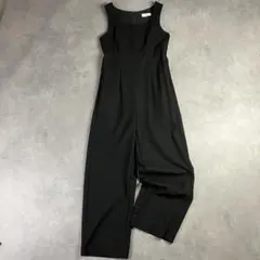 iena イエナ コットンサロペット 黒 38 オーバーオール カジュアル