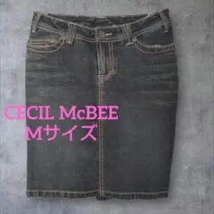 CECIL McBEE セシルマクビー デニム タイトスカート M Y2K